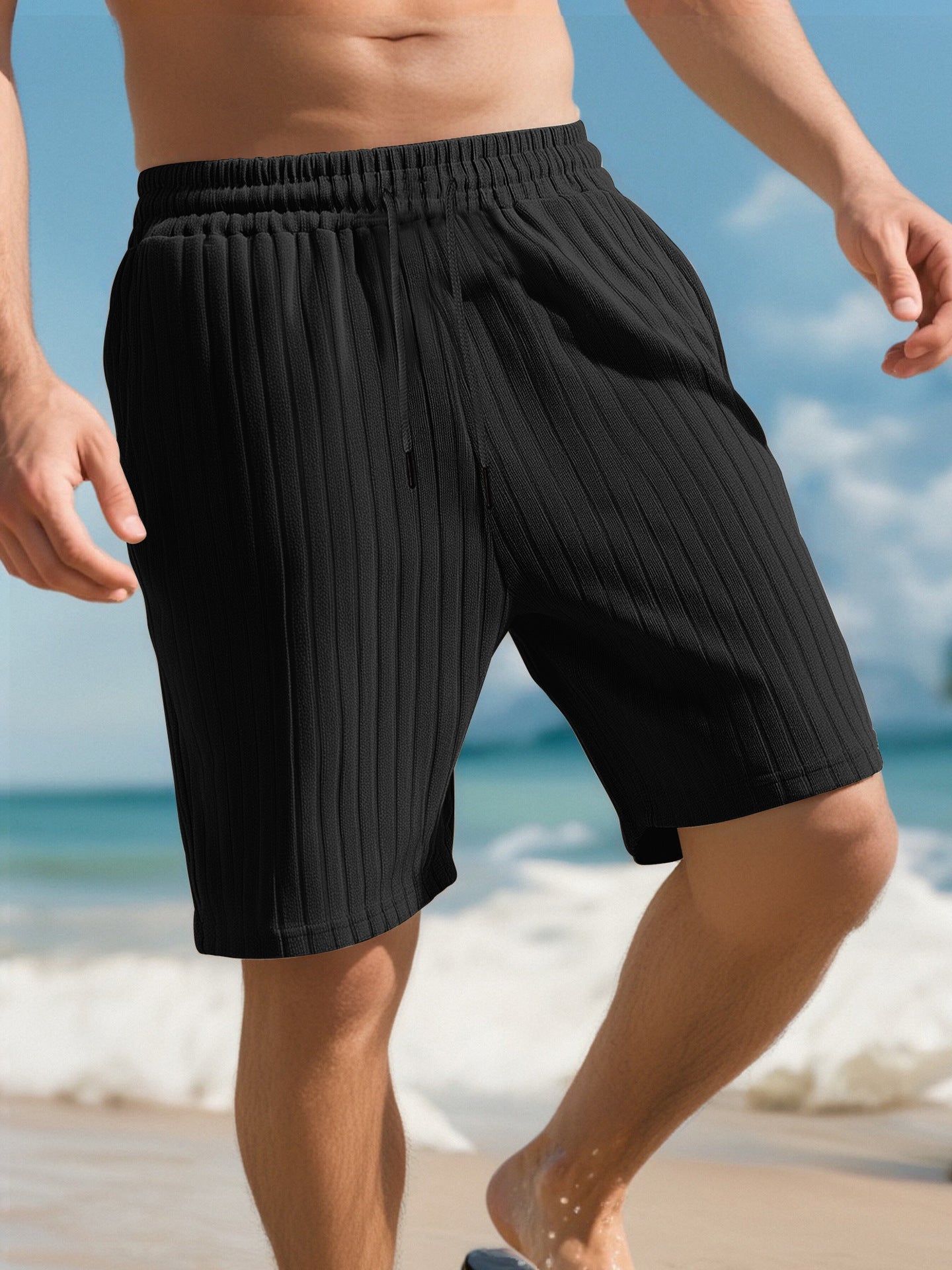 Badeshorts Herren Feuchtigkeitsregulierend Elastisch