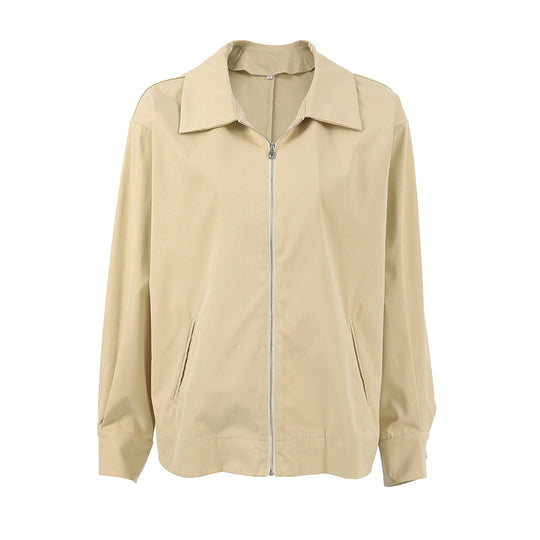 Damen lässige Oversized-Jacke mit modernem Schnitt Fudus