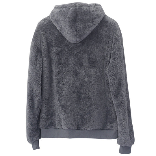 Damen Kuscheliger Fleece-Hoodie Fudus