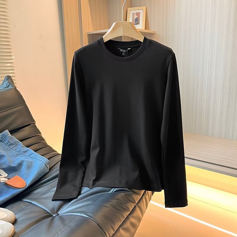 Damen Langarmshirt aus atmungsaktivem Baumwollmix mit modernem Schnitt Fudus