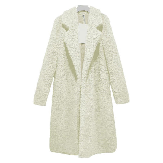 Damen Kuscheliger Übergangs-Mantel Fudus