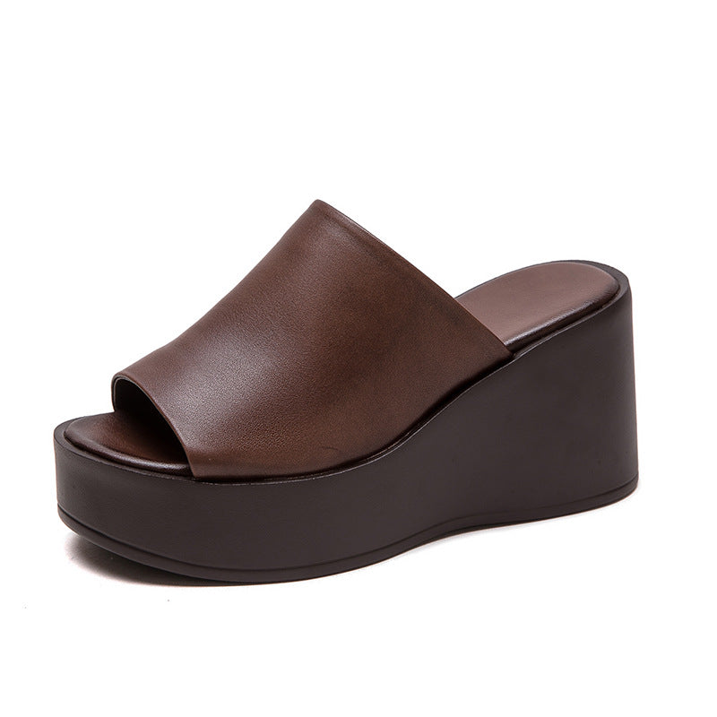 Damen Plattform Mules Mit Elegantem Design Und Angenehmer Dämpfung