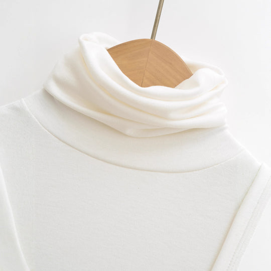 Damen langärmliges Rollkragenoberteil Fudus