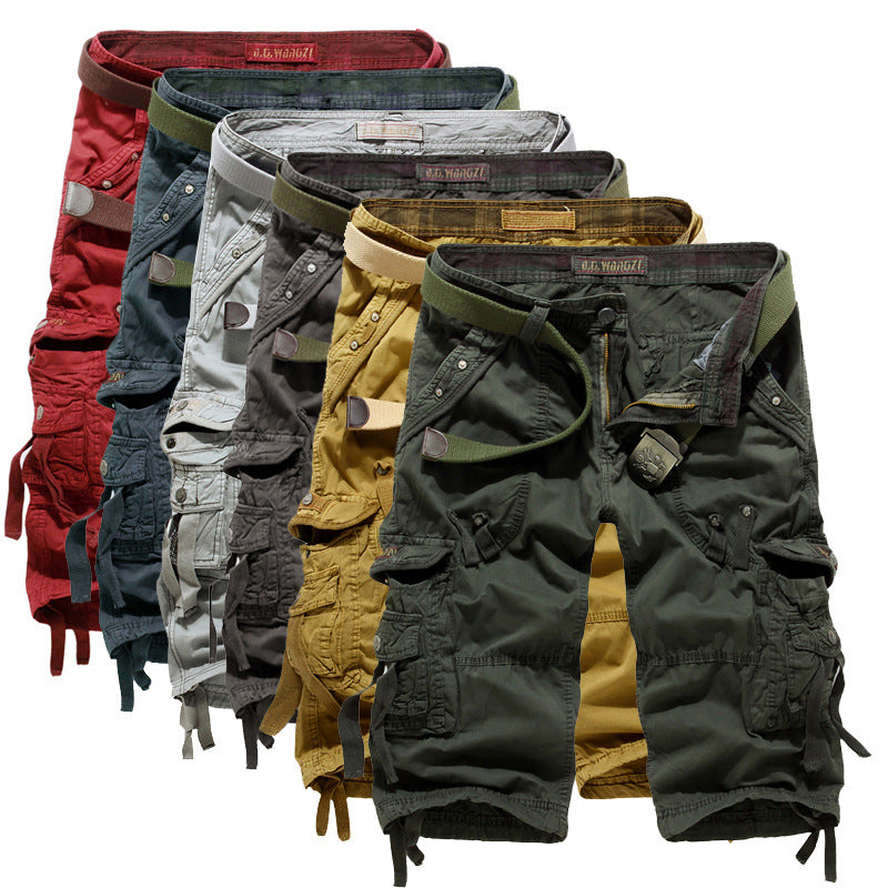 Cargo Shorts Herren Mehrere Taschen Robust