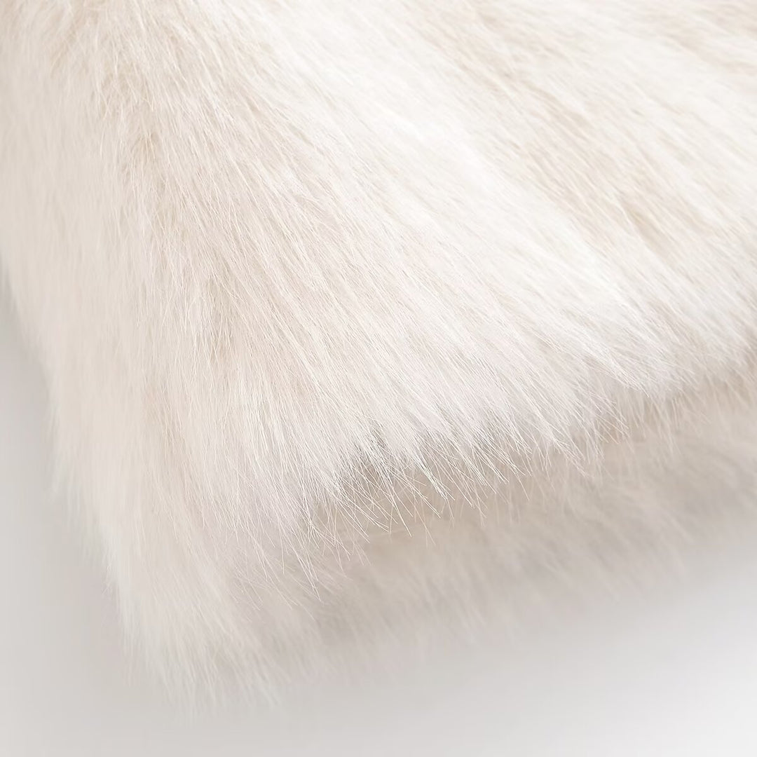 Damen Kunstfelljacke im modernen Design Fudus