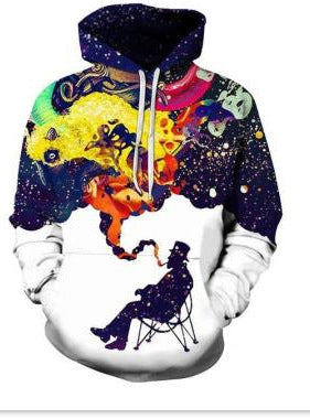 Damen Kapuzenpullover mit künstlerischem Fantasie-Design Fudus