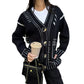 Damen Modischer Strickcardigan mit einzigartigem Design Fudus