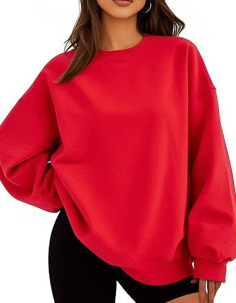 Damen lässiger Oversized Pulli Fudus