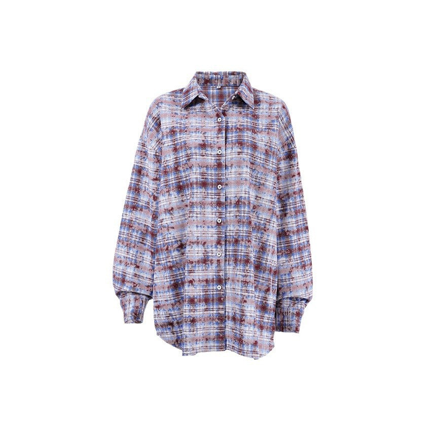 Damen lässige Karoshemjacke Fudus