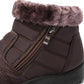 Damen Isolierte Winterboots mit rutschfester Sohle und praktischen Reißverschluss Fudus