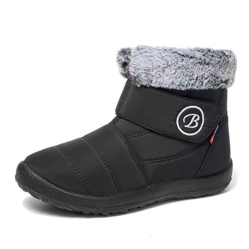 Damen isolierte Winterstiefel mit praktischer Klettverschluss und warmem Fleece-Futter Fudus