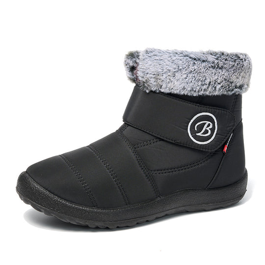 Damen isolierte Winterstiefel mit praktischer Klettverschluss und warmem Fleece-Futter Fudus