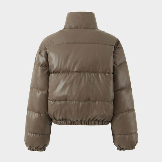 Damen kurzärmlige Daunenjacke Fudus