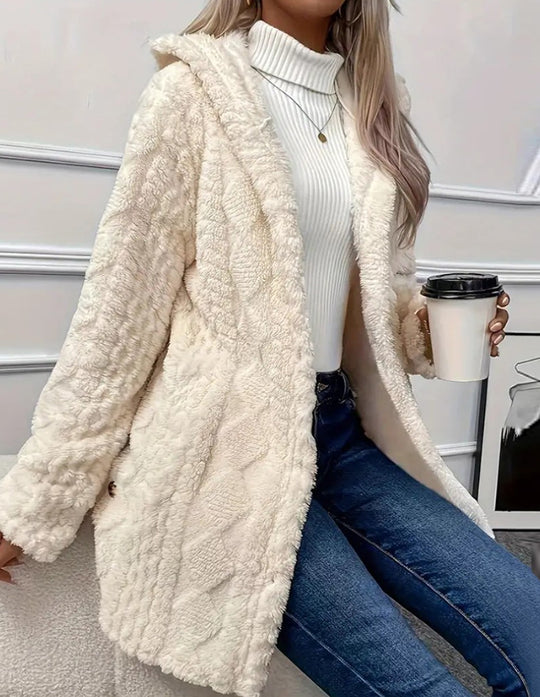 Damen Kuschelige Teddyjacke Fudus