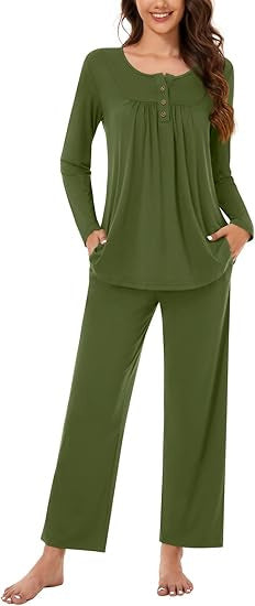 Damen Schlafanzug Set Fudus