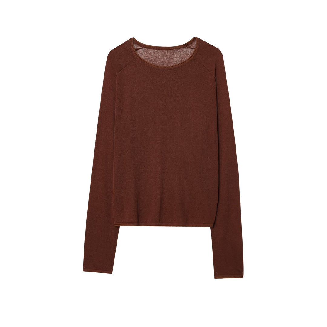 Damen langärmliges Basic-Oberteil Fudus