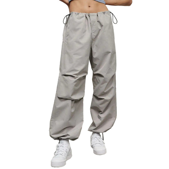 Damen Lässige Cargo-Hose mit elastischem Bund und praktischen Taschen Fudus