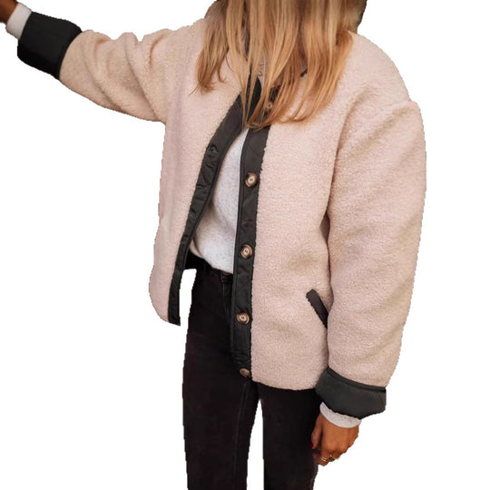 Damen Kuschelige und stylische Fleecejacke Fudus