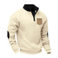 Herren pullover mit halbem Reißverschluss und modischem Schnitt Fudus