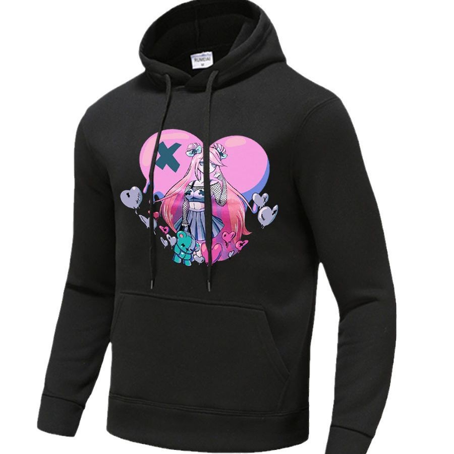 Damen Hoodie mit grafischem Druck Fudus