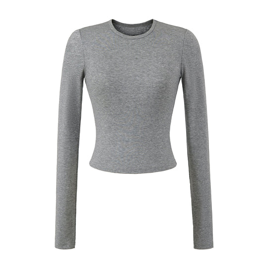 Damen langärmliges Basic-Oberteil Fudus 1762779832