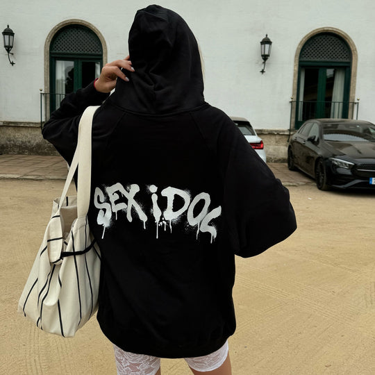 Damen modischer Kapuzenpullover mit känguru-Tasche und weichem Innenfutter Fudus