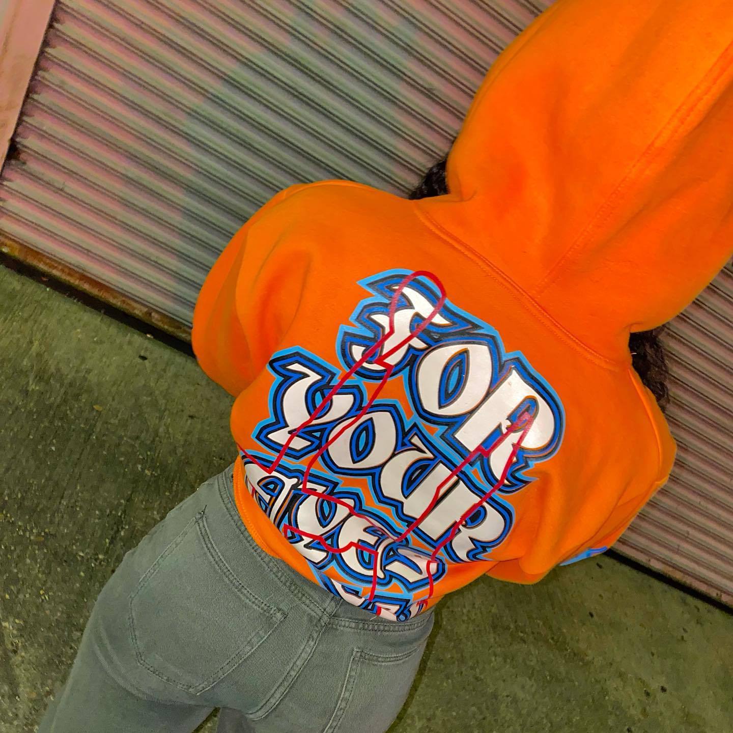 Damen Kapuzenpullover mit kreativem Grafikdruck und lässigem Schnitt Fudus