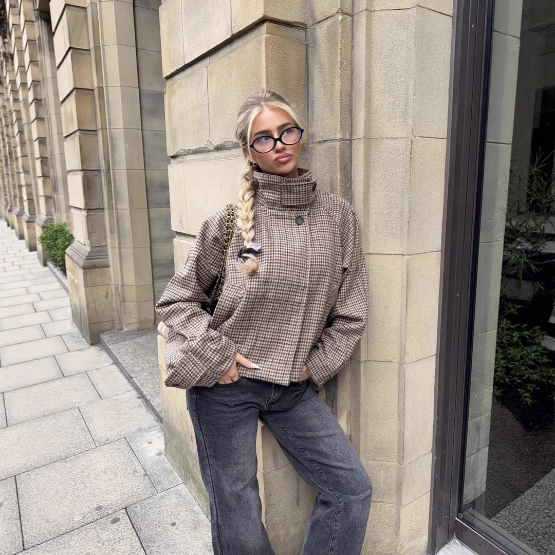 Damen lässige Karohose Fudus