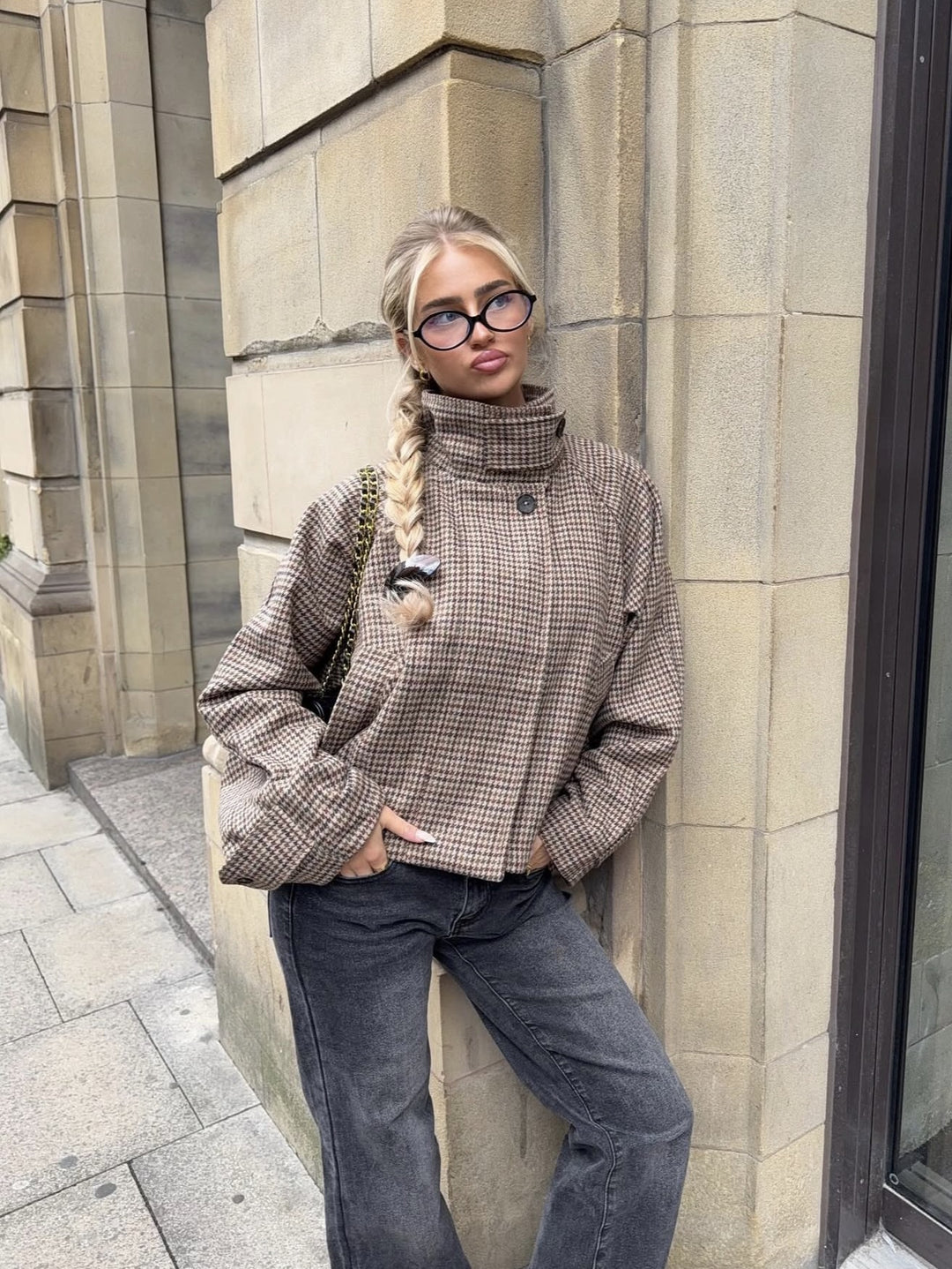 Damen lässige Karohose Fudus