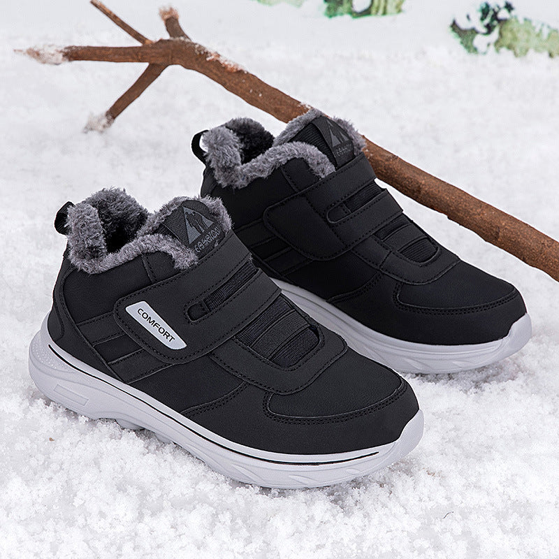 Damen isolierte Winter-Sneaker mit praktischem Klettverschluss und weichem Innenfutter Fudus
