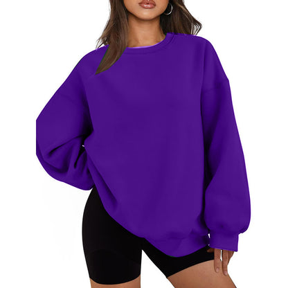 Damen lässiger Oversized Pulli Fudus