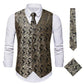 Anzugweste Herren Elegant Paisley