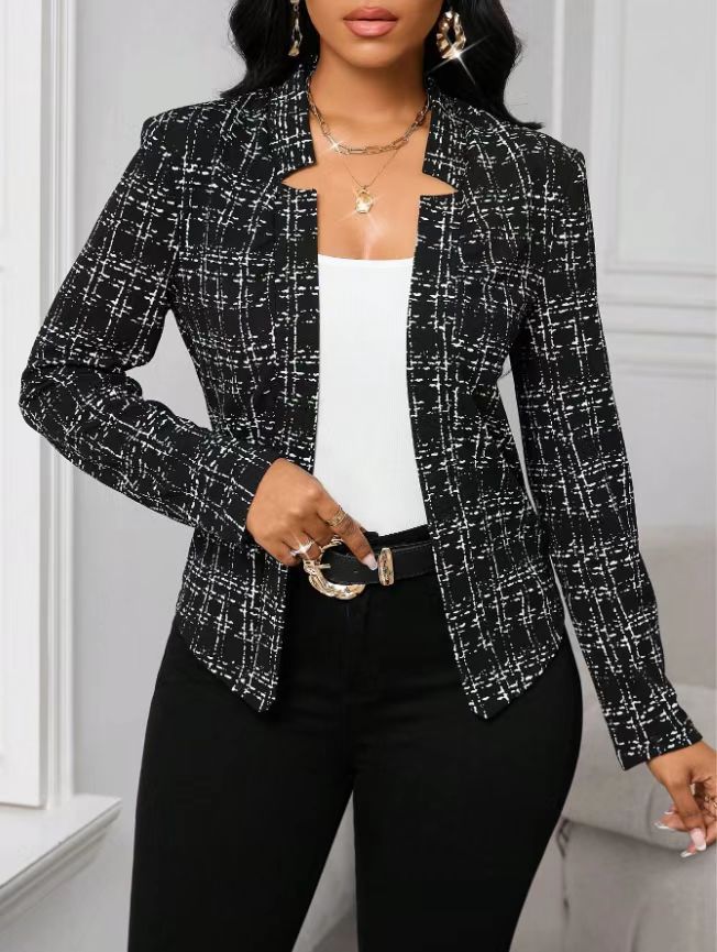 Damen Raffinierte Business Blazerjacke