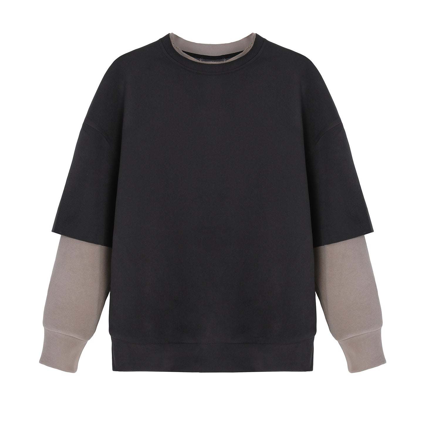 Damen Oversized Sweatshirt mit modernen Farbblöcken und atmungsaktivem Material Fudus