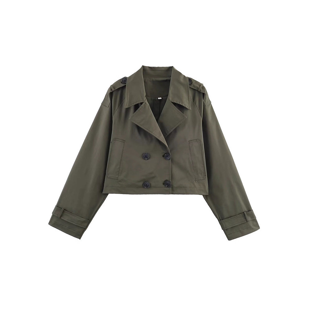 Damen kurze Bikerjacke Fudus