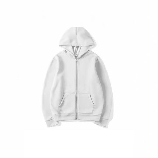 Damen Kapuzensweatjacke aus hochwertigem Baumwollmix mit durchgehendem Reißverschluss Fudus