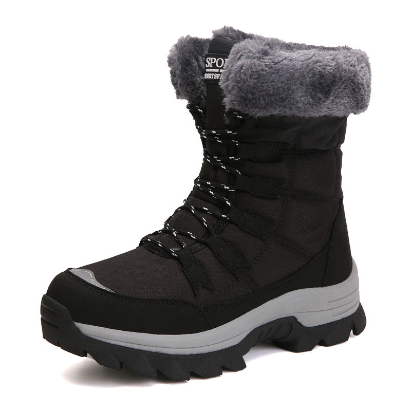 Damen Isolierte Winterstiefel mit rutschfester Sohlenkonstruktion und kuscheligem Innenfutter Fudus