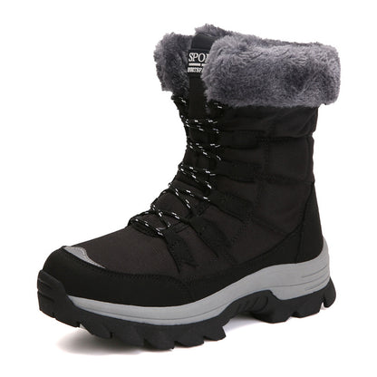 Damen Isolierte Winterstiefel mit rutschfester Sohlenkonstruktion und kuscheligem Innenfutter Fudus
