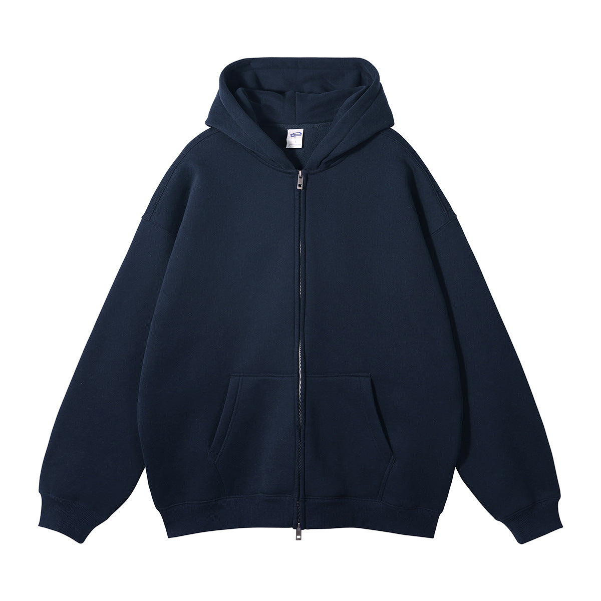Damen Oversized Zip-Hoodie Fudus