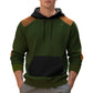 Herren Hoodie mit strukturiertem Stoff und kontrastierenden Details Fudus