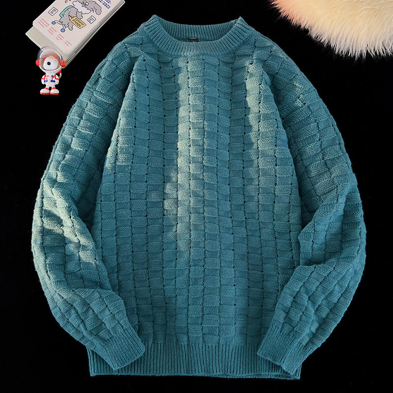 Damen Grobstrick Pullover mit modernem Design Fudus