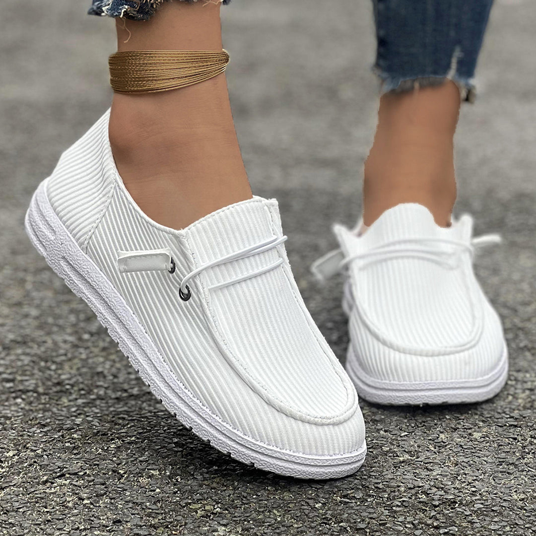 Damen Lässige Slip-On Sneakers mit Rutschfester Sohle