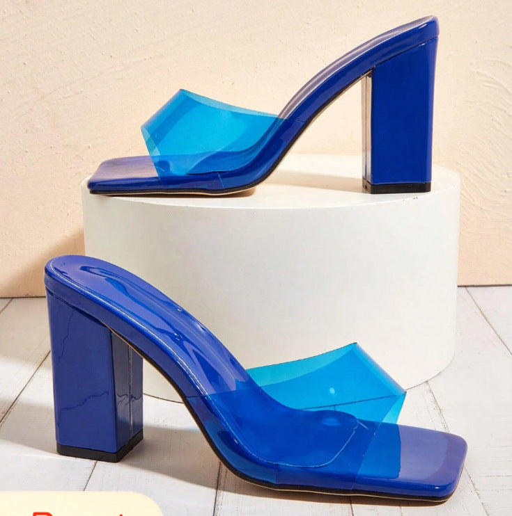 Damen Elegante Durchsichtige Sandalen