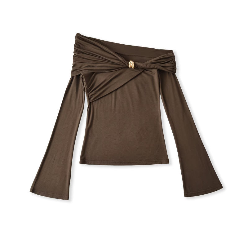 Damen Off-Shoulder Top Fudus