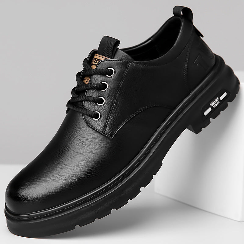 Leder-Schnürschuhe Herren Elegant Rutschfest