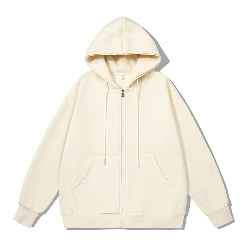 Damen Lässige Hoodie mit Hohem Kragen & Seitentaschen