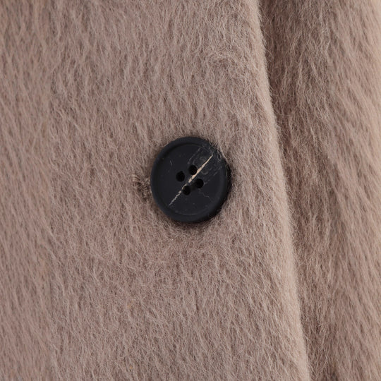 Damen kuschelige Weste mit Knopfdetails Fudus