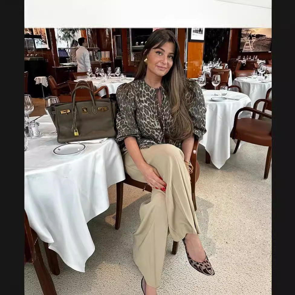 Damen Kurzarmbluse mit raffinierten Rüschendetails Fudus