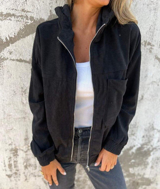 Damen lässige Cordjacke Fudus