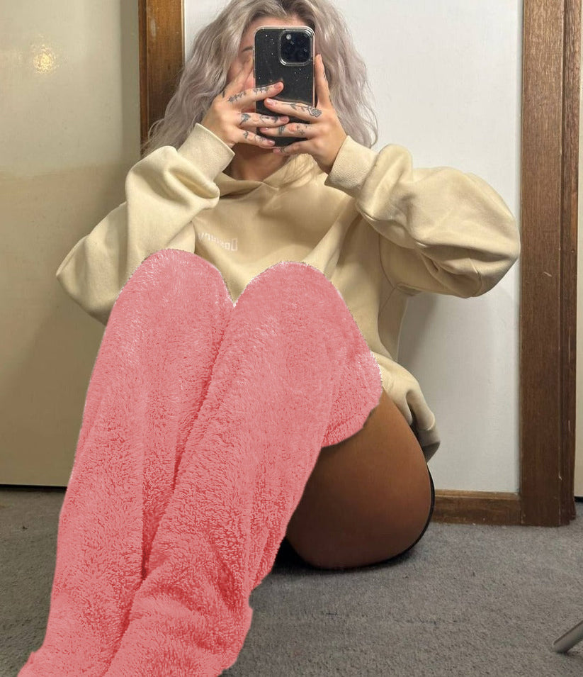 Damen Kuschelige Leggings Fudus